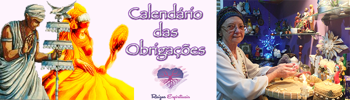 calendário de comemorações de mãe Makena