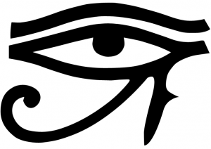 Olho de Hórus, até os egípcios se protegiam contra a força maléfica do olho gordo