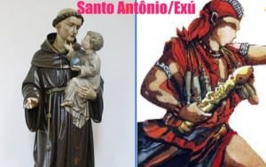 Santo Antônio sincretizado com Exú Dia 13 de junho comemorado dia de santo antonio/exú no candomblé