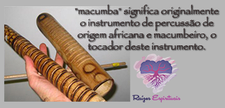 Macumba é o nome dado a um instrumento originalmente