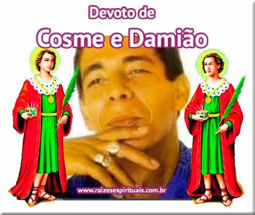 A música de Zeca Pagodinho em homenagem a Cosme e Damião