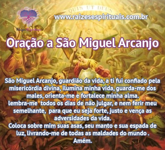 Oração a São Miguel Arcanjo