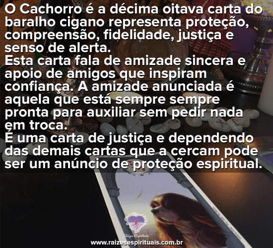 Baralho Cigano - O Cachorro 