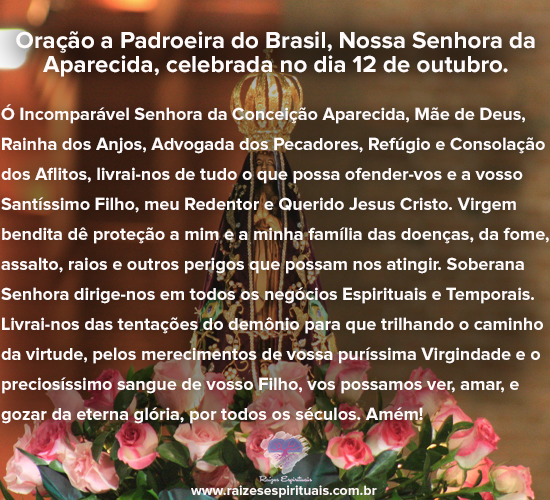 Oração à Padroeira do Brasil