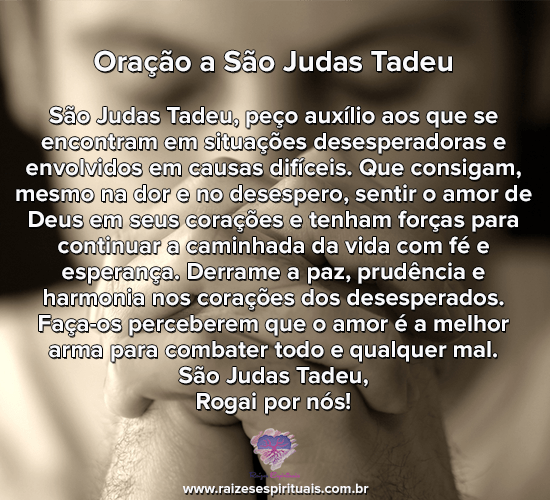 Oração a São Judas Tadeu 