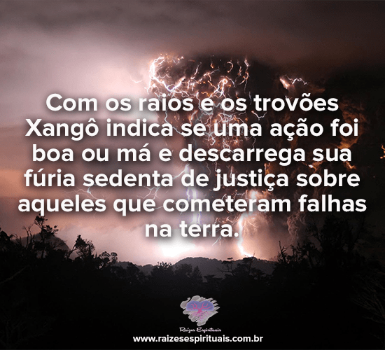 Raios e trovões - Xangô