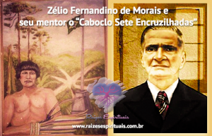 Zélio Fernandino de Morais e seu mentor o "Caboclo Sete Encruzilhadas"
