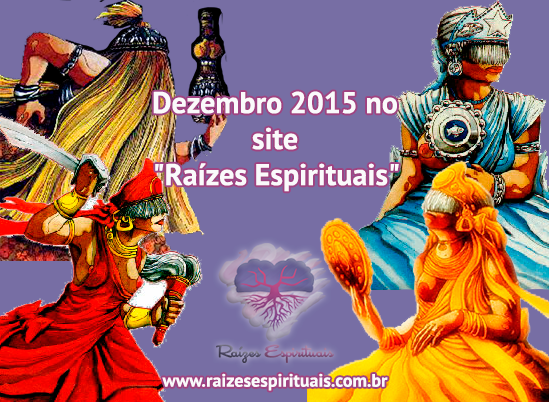 Promoções e sorteios no site  "Raízes Espirituais" em dezembro de 2015