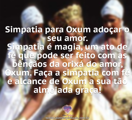 Simpatia para Oxum