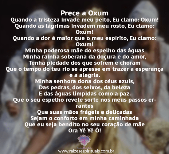 Prece a Oxum