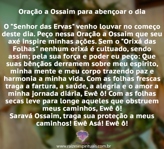 Oração Ossaim