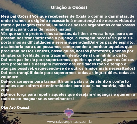 Oração a Oxóssi 