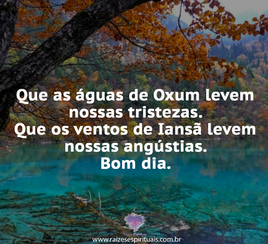 As águas de Oxum - Raizes Espirituais