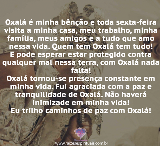 Prece a Oxalá