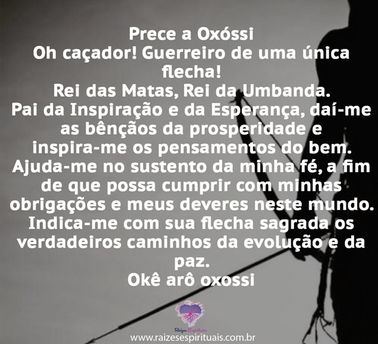 Prece a Oxóssi