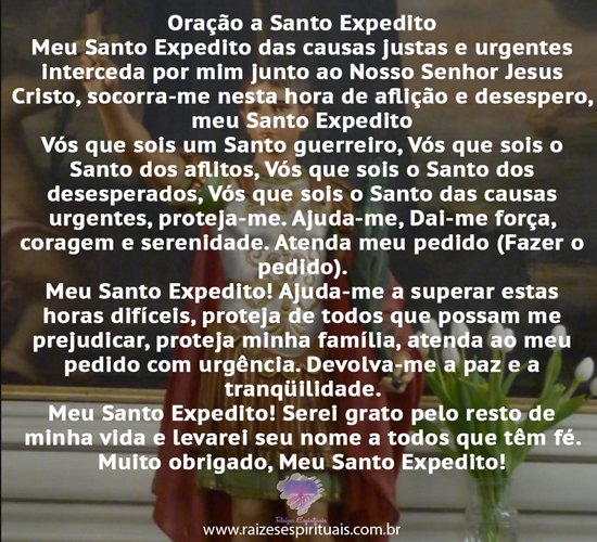 Oração a Santo Expedito