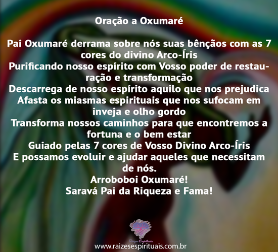 Oração a Oxumaré