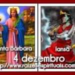 04 de dezembro é o “Dia de Iansã” sincretizada com “Santa Bárbara” (com oração)