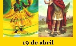 19 de abril é dia de Logunedé e Sao Expedito