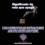 Significado da vela que apaga