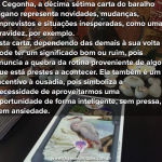 Baralho Cigano – A carta a Cegonha