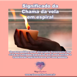 Significado da chama da vela em espiral