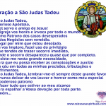 Oração para São Judas Tadeu