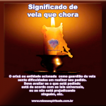 Significado de vela que chora