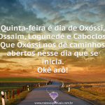 Caminhos abertos – Oxóssi