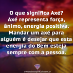 O que significa Axé?