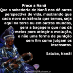 Prece a Nanã no domingo