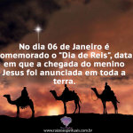 Dia de Reis – 06 de janeiro