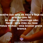 Velas de domingo