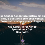 Que Xangô faça justiça