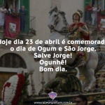 Homenagem a Ogum e São Jorge