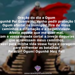 Oração do dia a Ogum