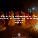 As entidades ciganas se encontram em festa