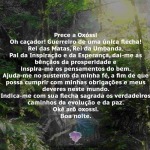 Prece a Oxóssi na quinta feira