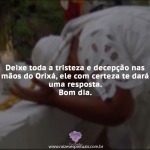 Nas mãos do Orixá