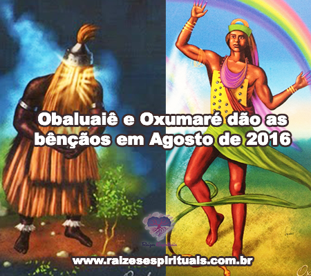 Agosto de 2016 no site "Raízes Espirituais"