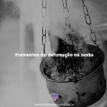 Elementos de defumação na sexta