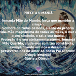 Bela prece Iemanjá