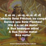 Caboclo Sete Flechas no Congá!