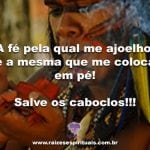 A bênção aos caboclos nesta quinta feira