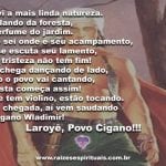 Salve o Cigano Wladimir e a alegria do povo Cigano!