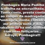 Pombagira Maria Padilha trabalha na encruzilhada