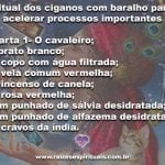 Ritual dos ciganos com baralho para acelerar processos importantes