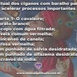 Ritual dos ciganos com baralho para acelerar processos importantes