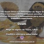 Oxum Orixá e o defumador do signo do Zodíaco na Umbanda