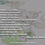 Salve Oxóssi Rei das matas e senhor da fartura! Okê Arô, Oxóssi!